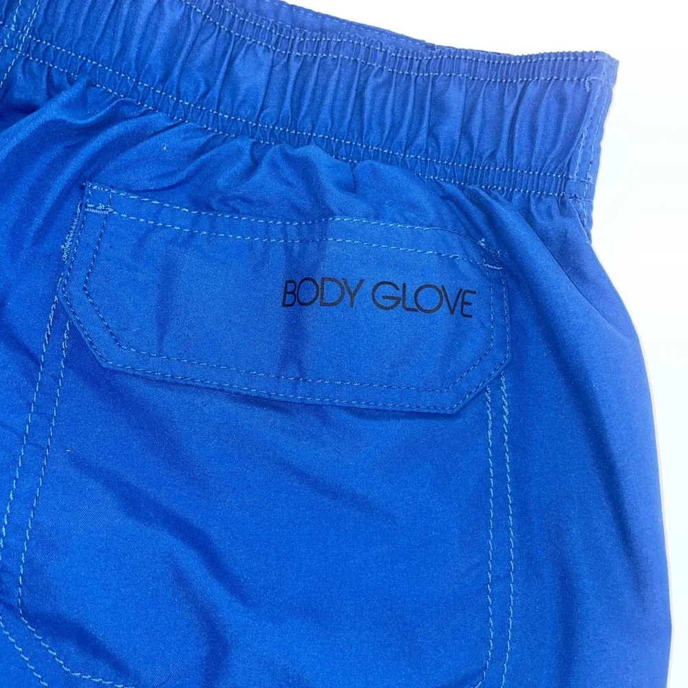 Body Glove Board Shorts Mens Large Blue Swim Trunks Mesh Lined Y2K Surf Beach